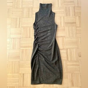 Club Monaco Gray Turtleneck Sleeveless Dress, XS
